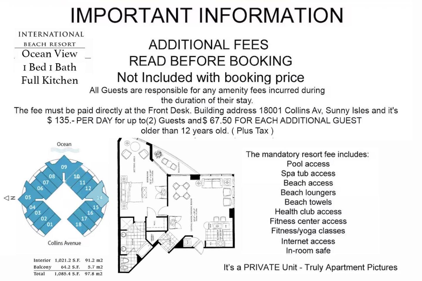 Hotel International Beach Tump Resort Ocean View 1100 Sf 1 Bed 1Bth Privately Owned Sunny Isles Miami Beach Ngoại thất bức ảnh